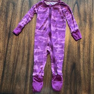 Little Sleepies Berry Camo Onesie